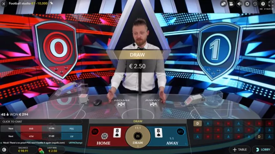 Football Studio (Evolution Gaming) Image 2